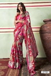 Manika By Vallabhi Brasso Digital Printed Party Wear Sarees Wholesale Shop In Surat